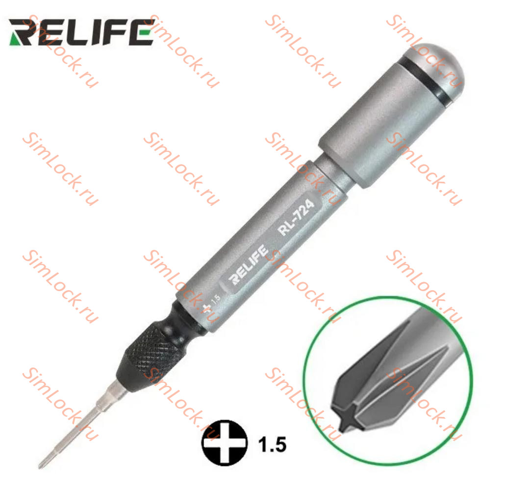 Отвертка динамометрическая Relife RL-724, (⊕1.5)