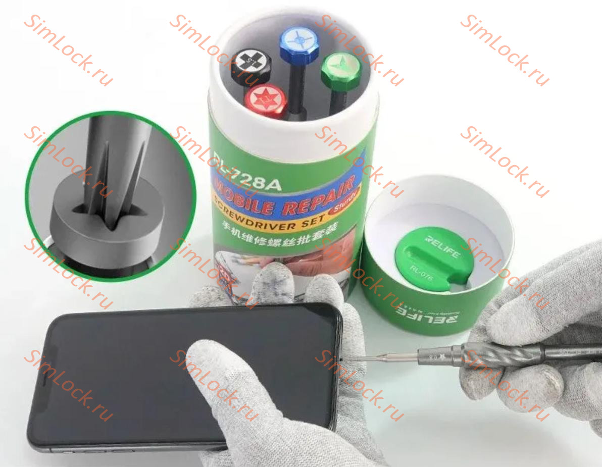 Набор отверток Relife RL-728A + магнитайзер