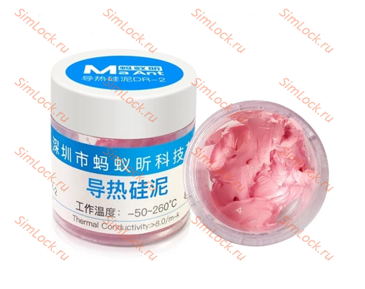 Термопрокладка вязкая MaAnt DR-2, 20 г, 8 Вт/мK