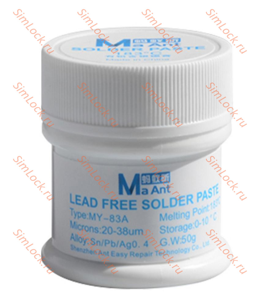 Паяльная паста MaAnt MY-83A (50 г, 183°C)