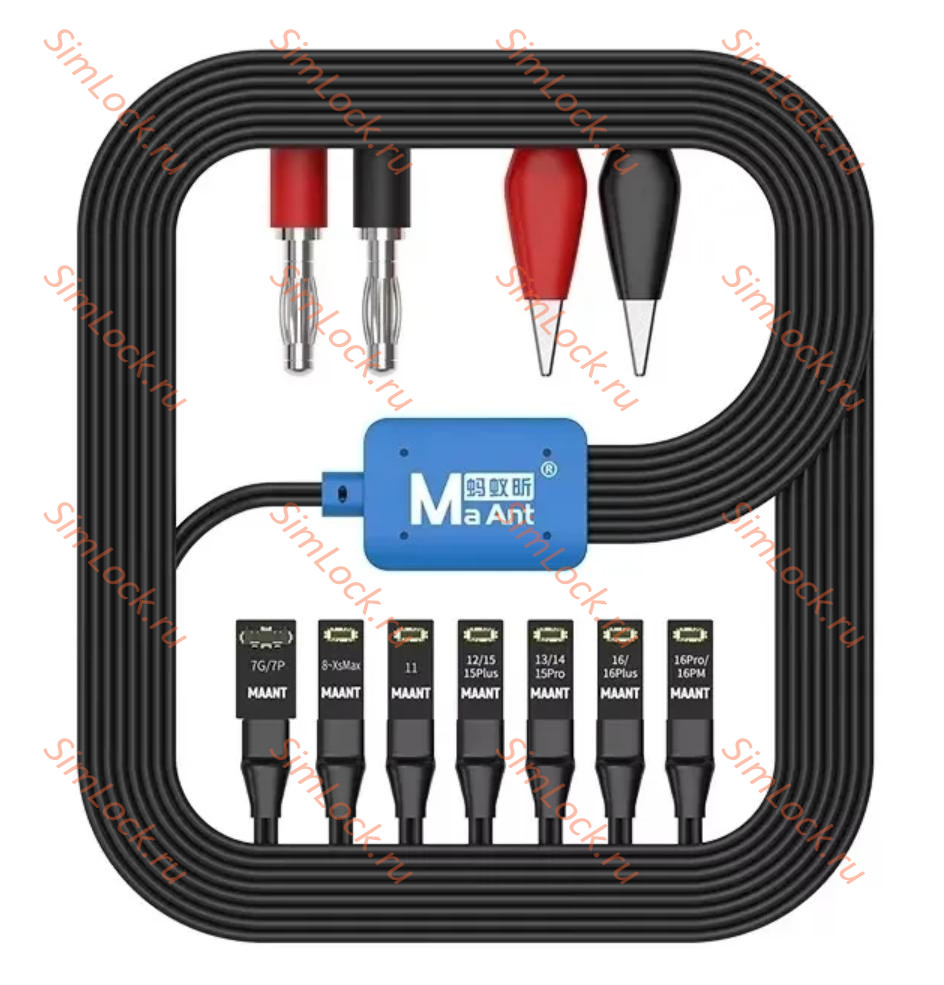 Комплект кабелей питания MaAnt M064 8-в-1 для iPhone 7-16 Pro Max