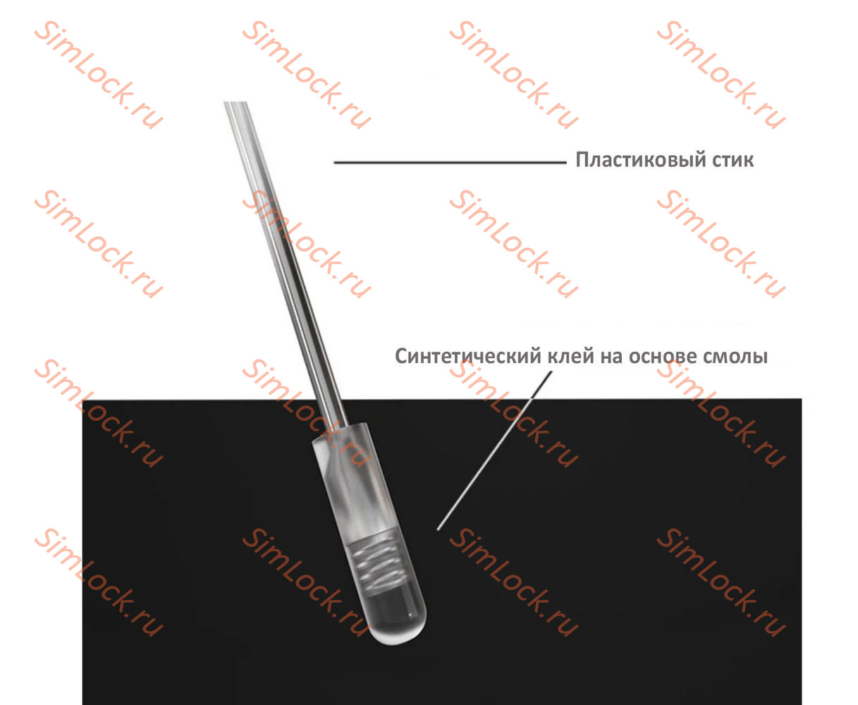 Силиконовые стики Mechanic CD48 для очистки стекол камеры, 5 мм, 48 шт.