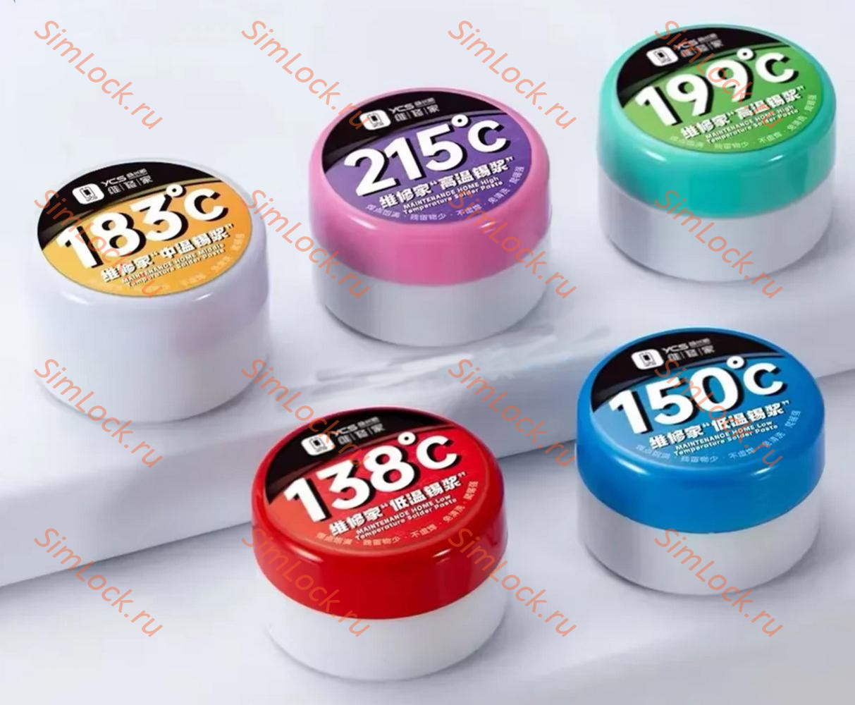 Паяльная паста YCS-150, (45 г, 150°C)