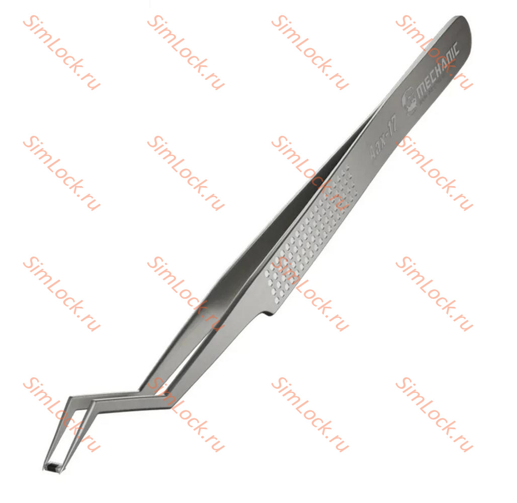 Пинцет Mechanic Aax-17, изогнутый