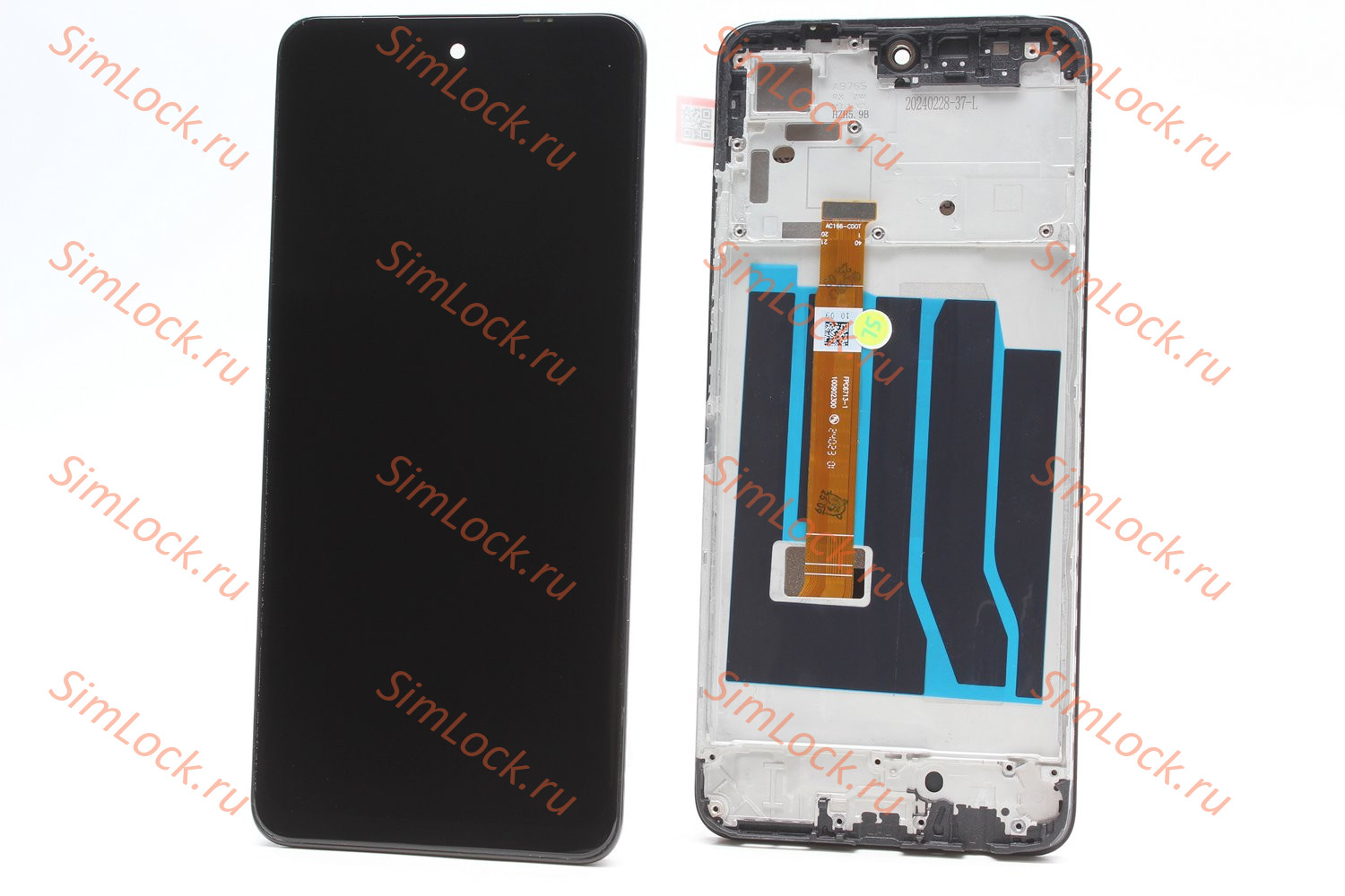 Дисплей Realme C65 4G (RMX3910), в рамке, матрица оригинал, К-1