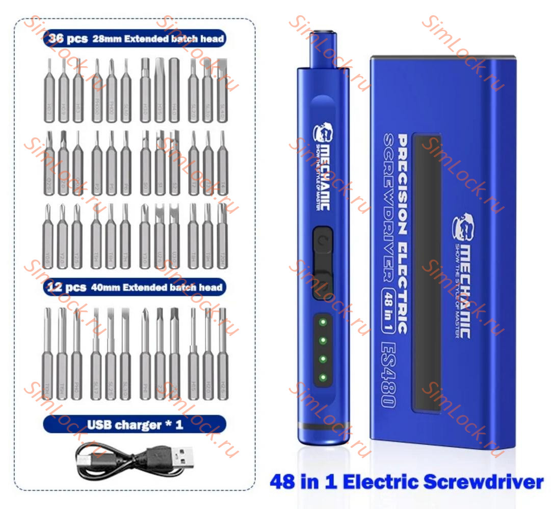 Электрическая отвертка Mechanic ES480