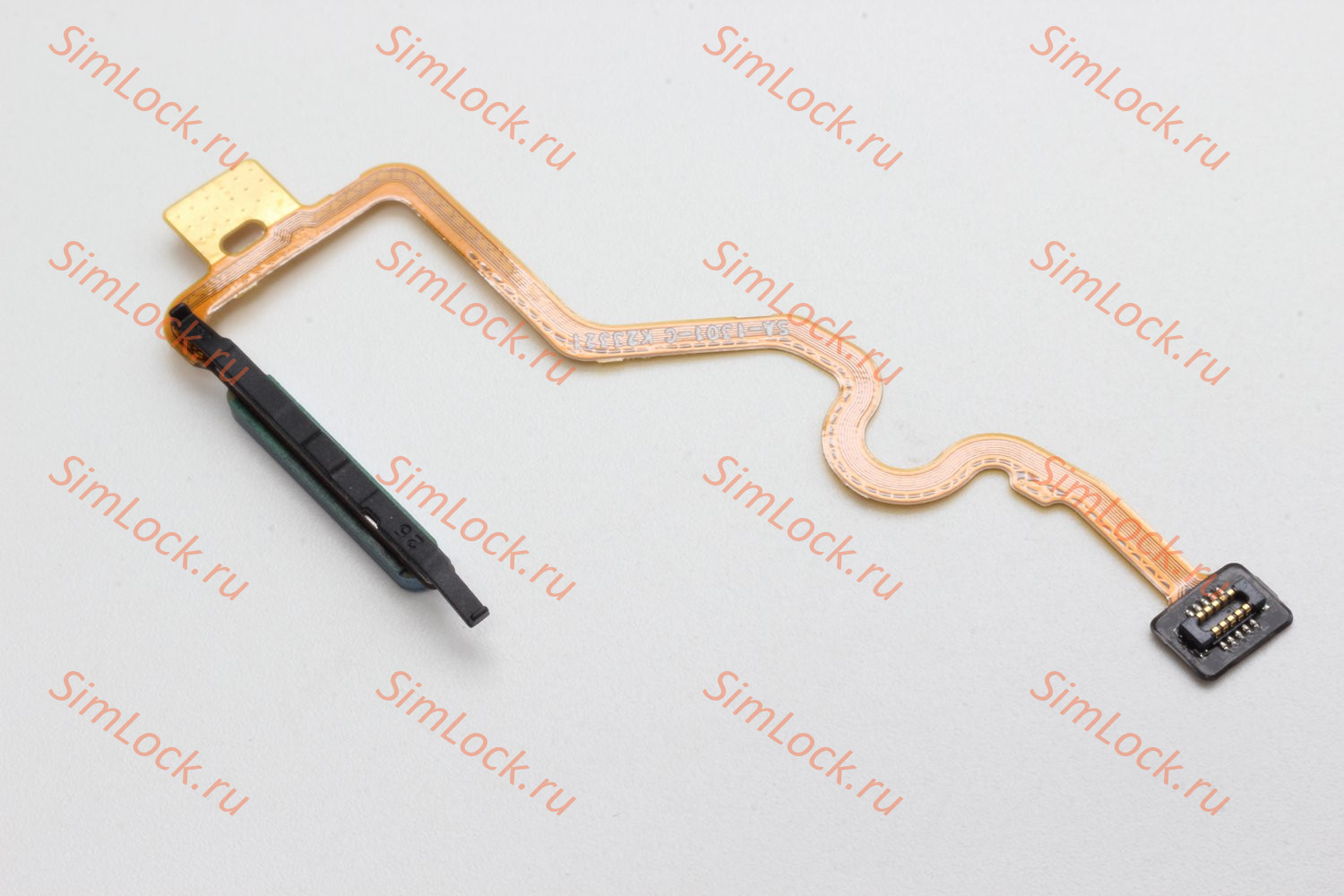 Шлейф Infinix Hot 30i (X669), Hot 30 Play (X6835B), Note 30 4G (X6833B), Note 30 Pro (X678B), Note 30i (X6716), Tecno Pova 5 (LH7n), Pova 5 Pro 5G (LH8n) со сканером отпечатка, голубой, К-1