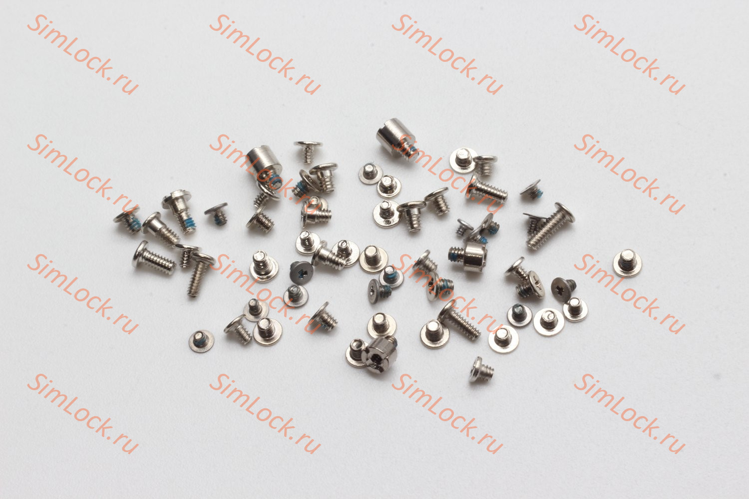 Винты для iPhone XS, комплект без 2 нижних винтов