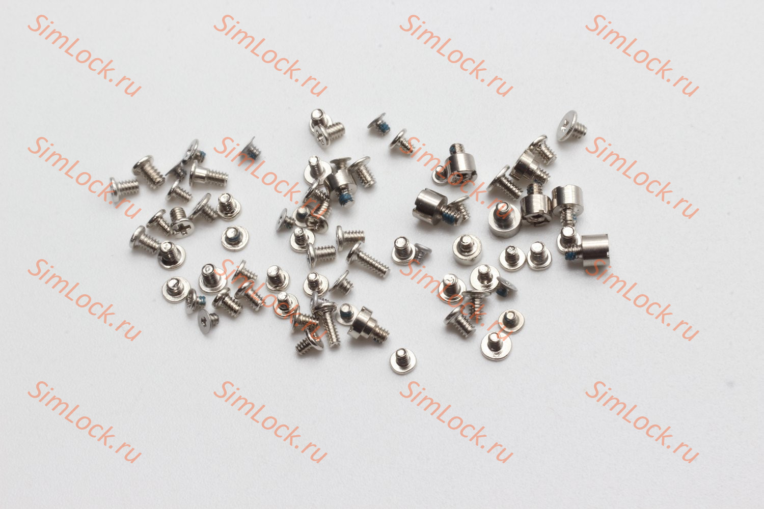 Винты для iPhone XR, комплект без 2 нижних винтов