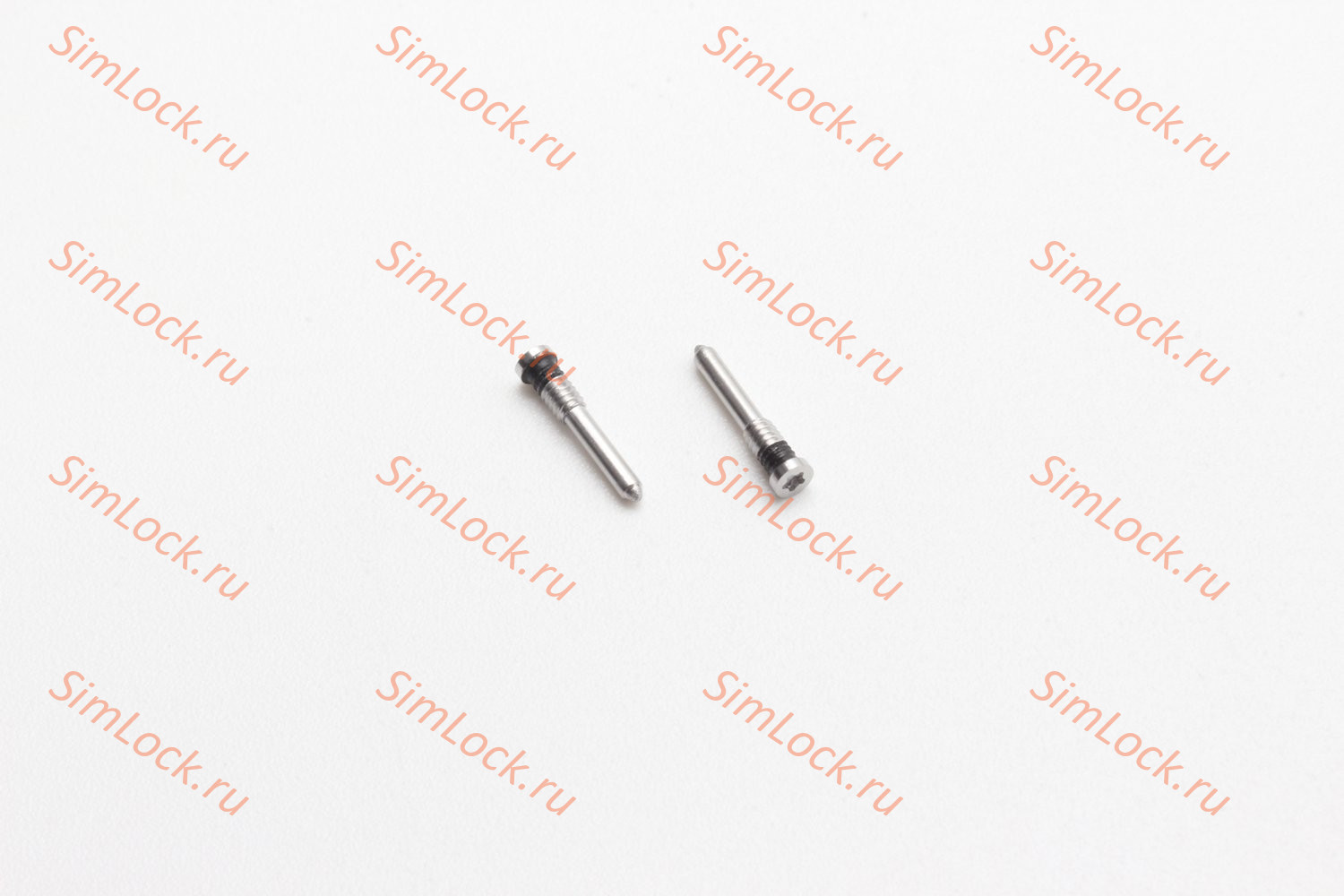 Нижние винты 2шт для iPhone X, 11, 12, 13, 14, 15, 16, серый (Gray)