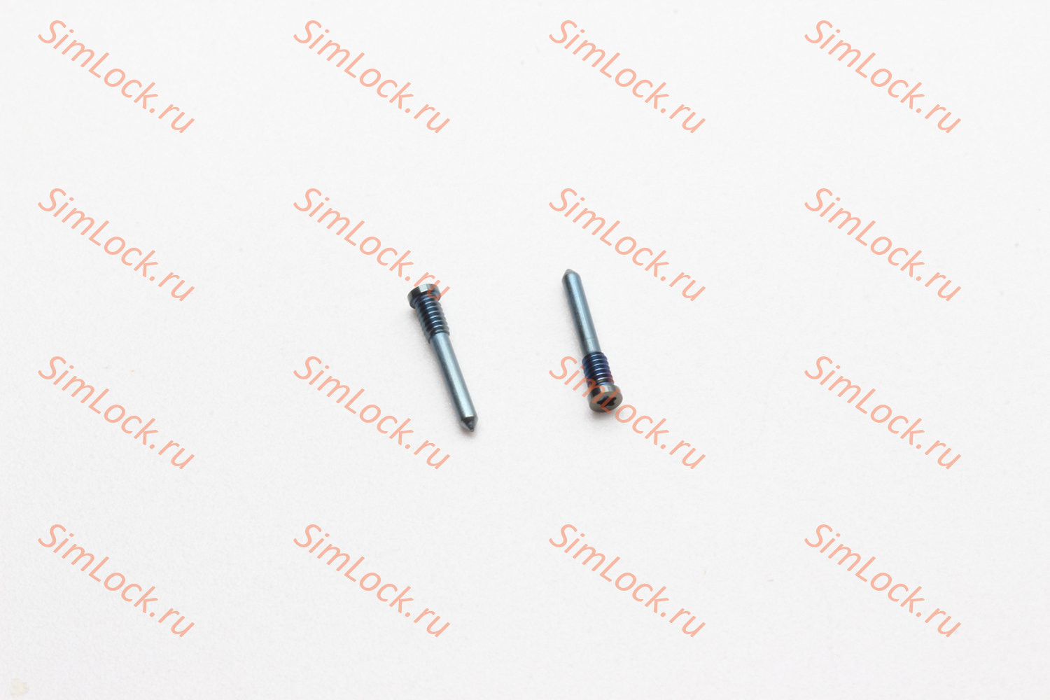 Нижние винты 2шт для iPhone X, 11, 12, 13, 14, 15, 16, зеленый (Green)