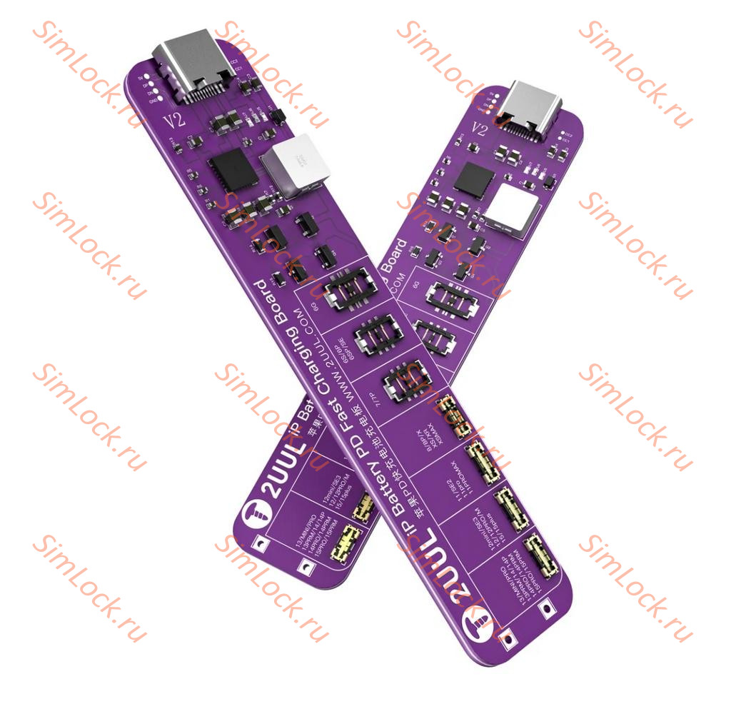 Плата 2UUL BT01 для активации и зарядки аккумуляторов iPhone от 6 до 15 Pro Max