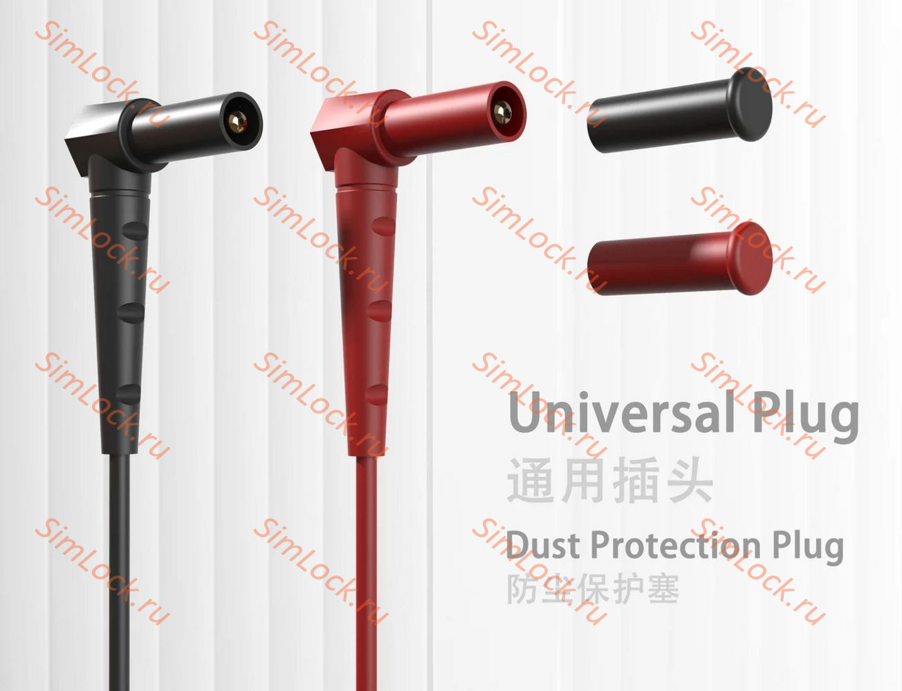 Щупы 2UUL MT01 для мультиметра, силиконовые, 75 см, сменные острые иглы