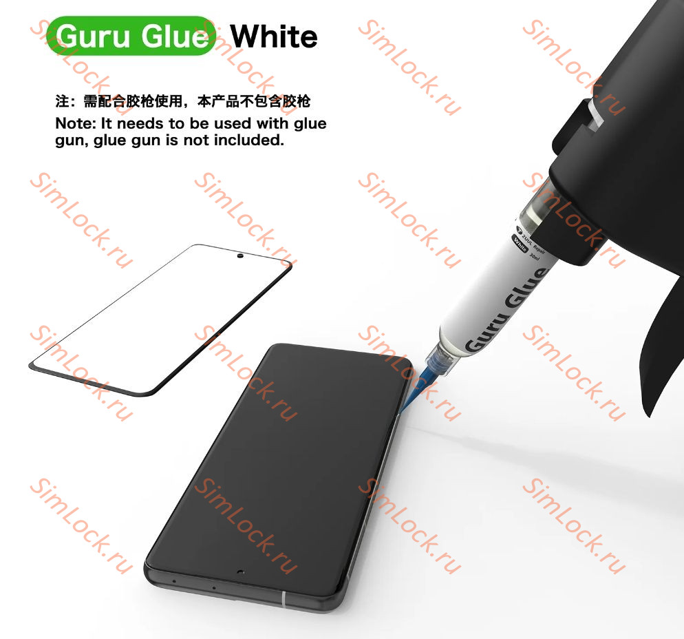 Клей полиуретановый 2UUL Guru Glue DA44, 30 мл, белый