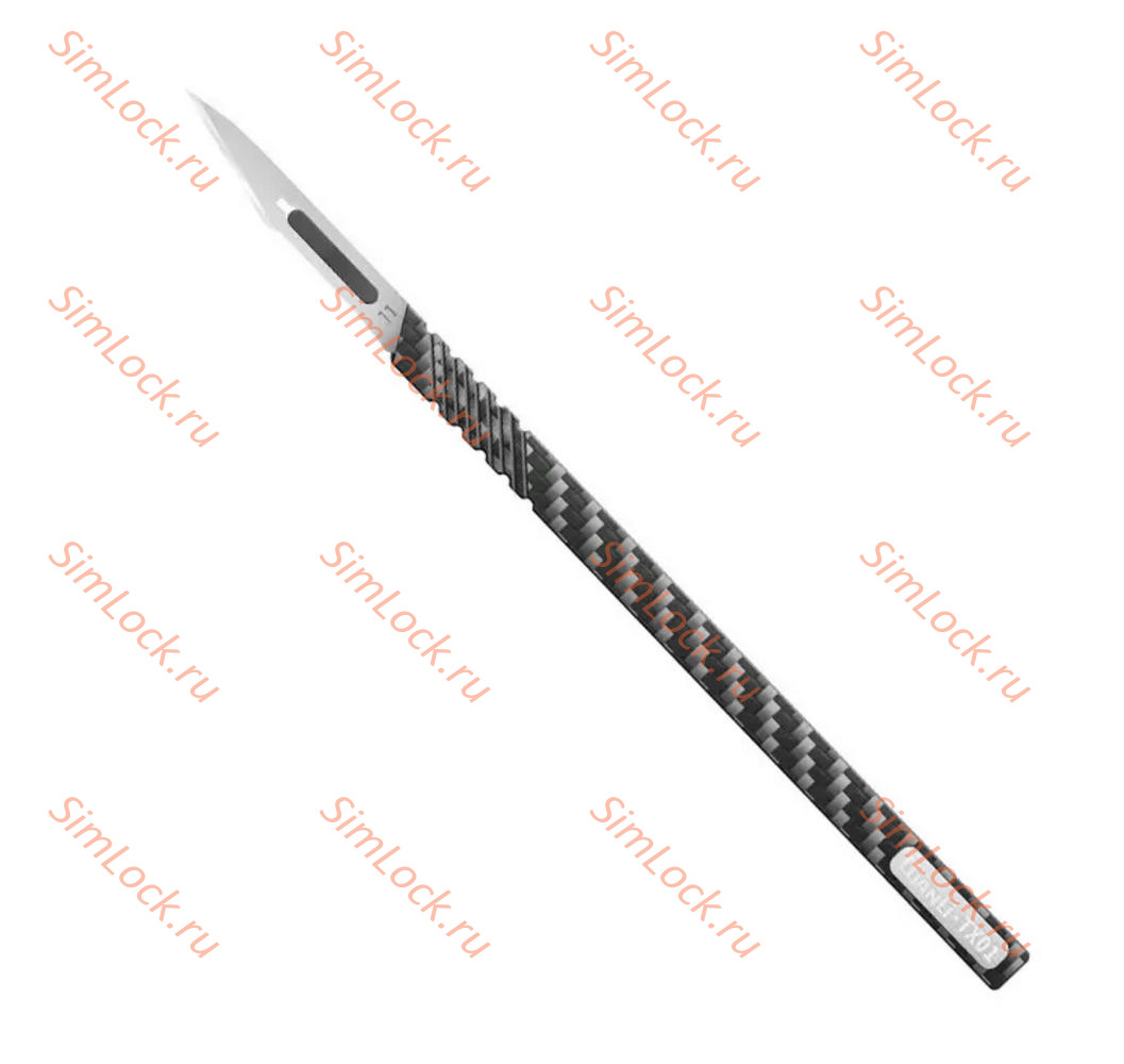 Скальпель карбоновый Qianli TX01, в комплекте 3 сменных лезвия