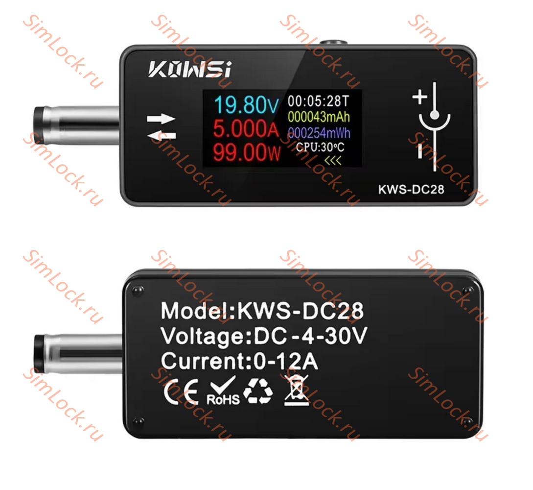DC-DC тестер KWS-DC28, DC-DC 5.5x2.5