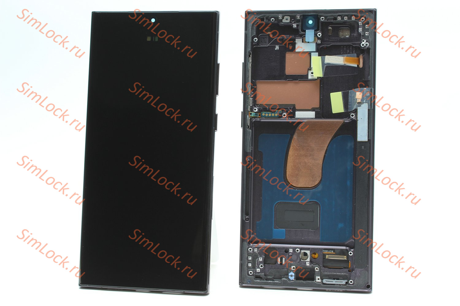 Дисплей Samsung S918B Galaxy S23 Ultra, OLED в черной рамке, К-1