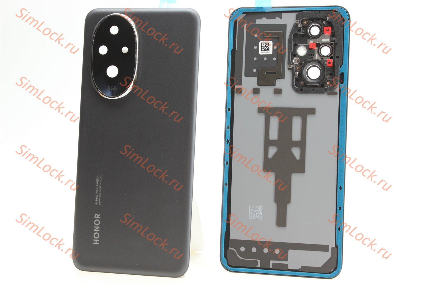 Задняя крышка Honor 200 (ELI-NX9), черный, со стеклом камеры, оригинал