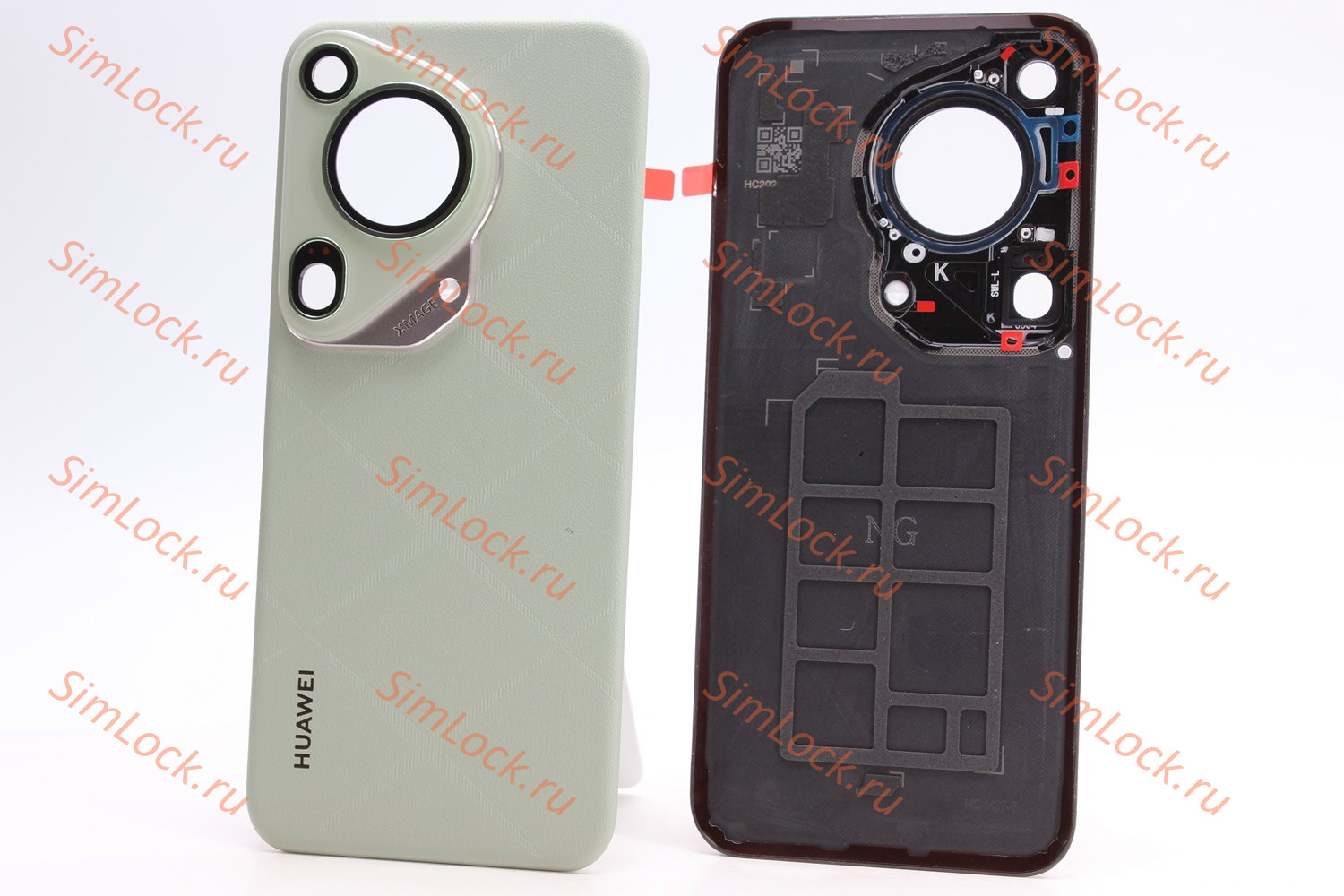 Задняя крышка Huawei Pura 70 Ultra (HBP-LX9) со стеклом камеры, зеленый, оригинал
