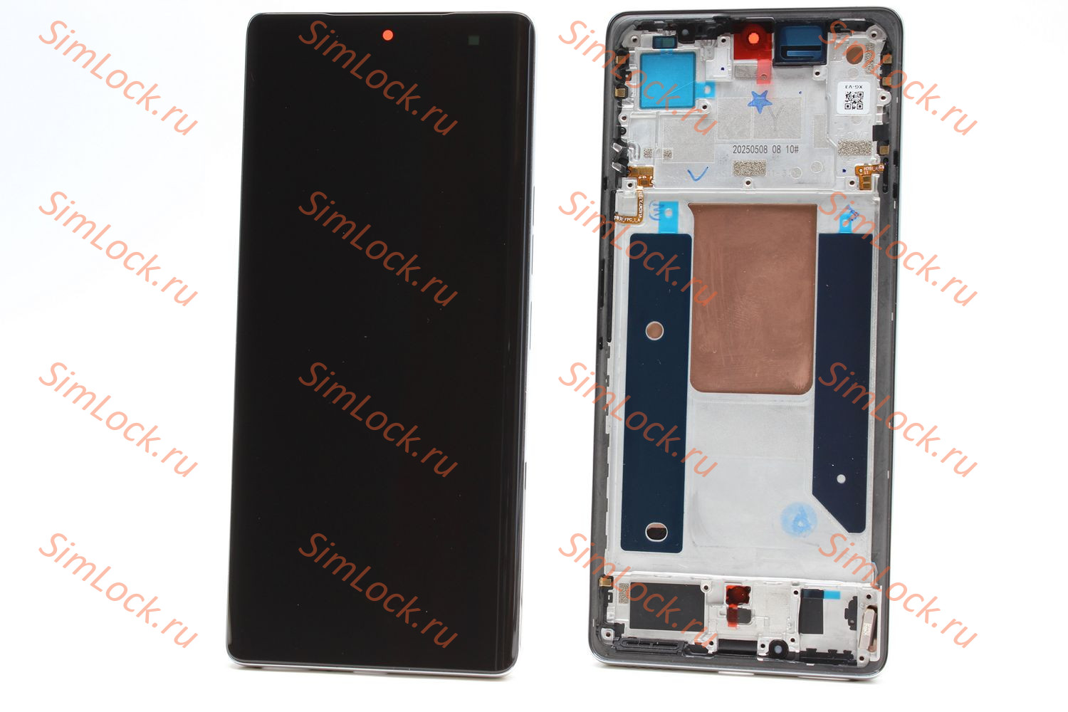 Дисплей Tecno Camon 40 Pro 5G (CM7) AMOLED в белой рамке, K-1