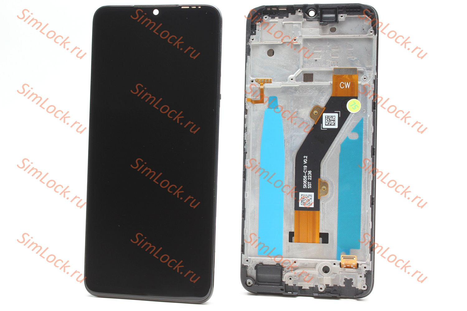 Дисплей Infinix Hot 30i (X669D), матрица SKI656-C19 V0.2 оригинал, в рамке, К-1