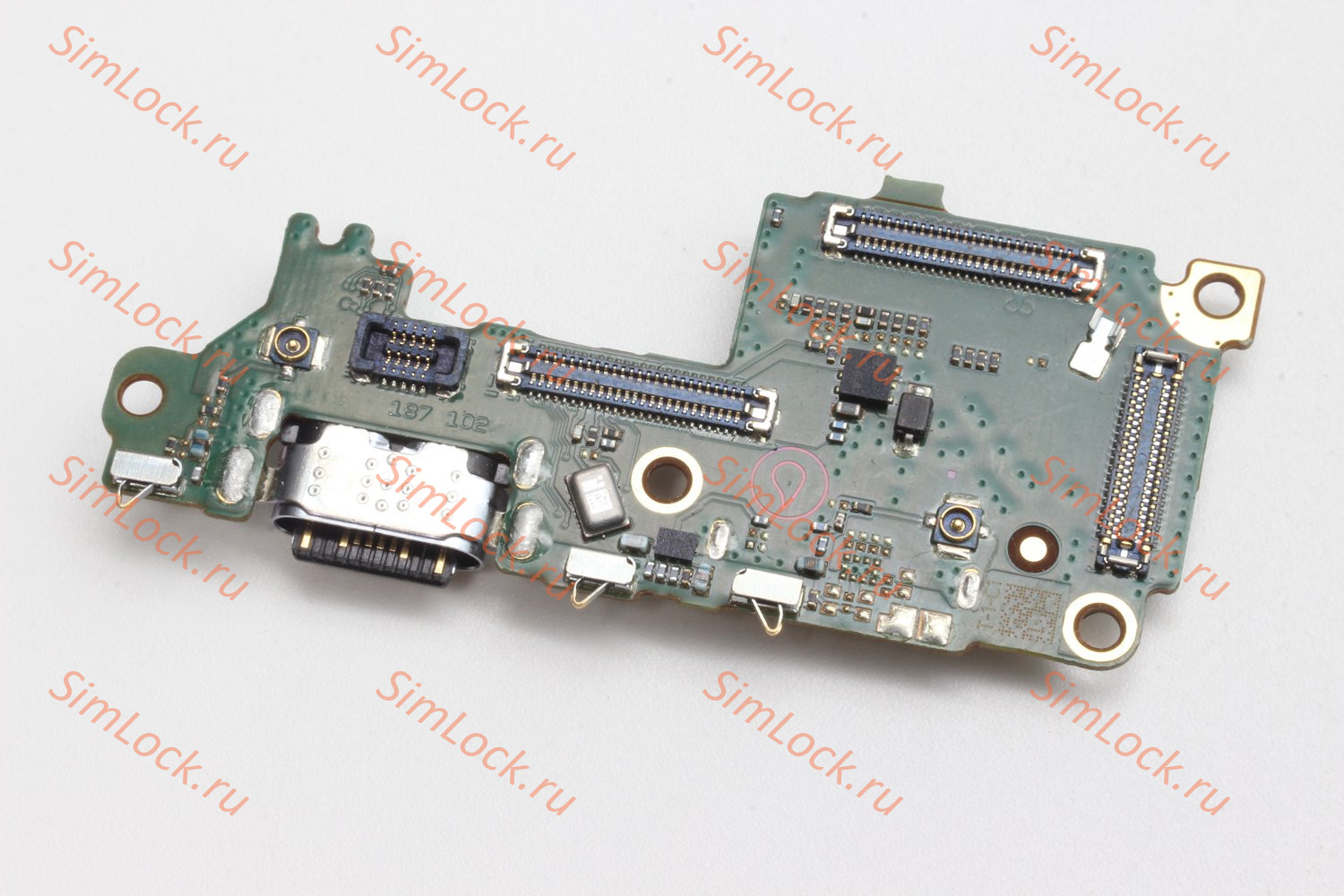 Нижняя плата (шлейф) Infinix GT 30 Pro (X6873) с разъемом зарядки и считывателем SIM, оригинал