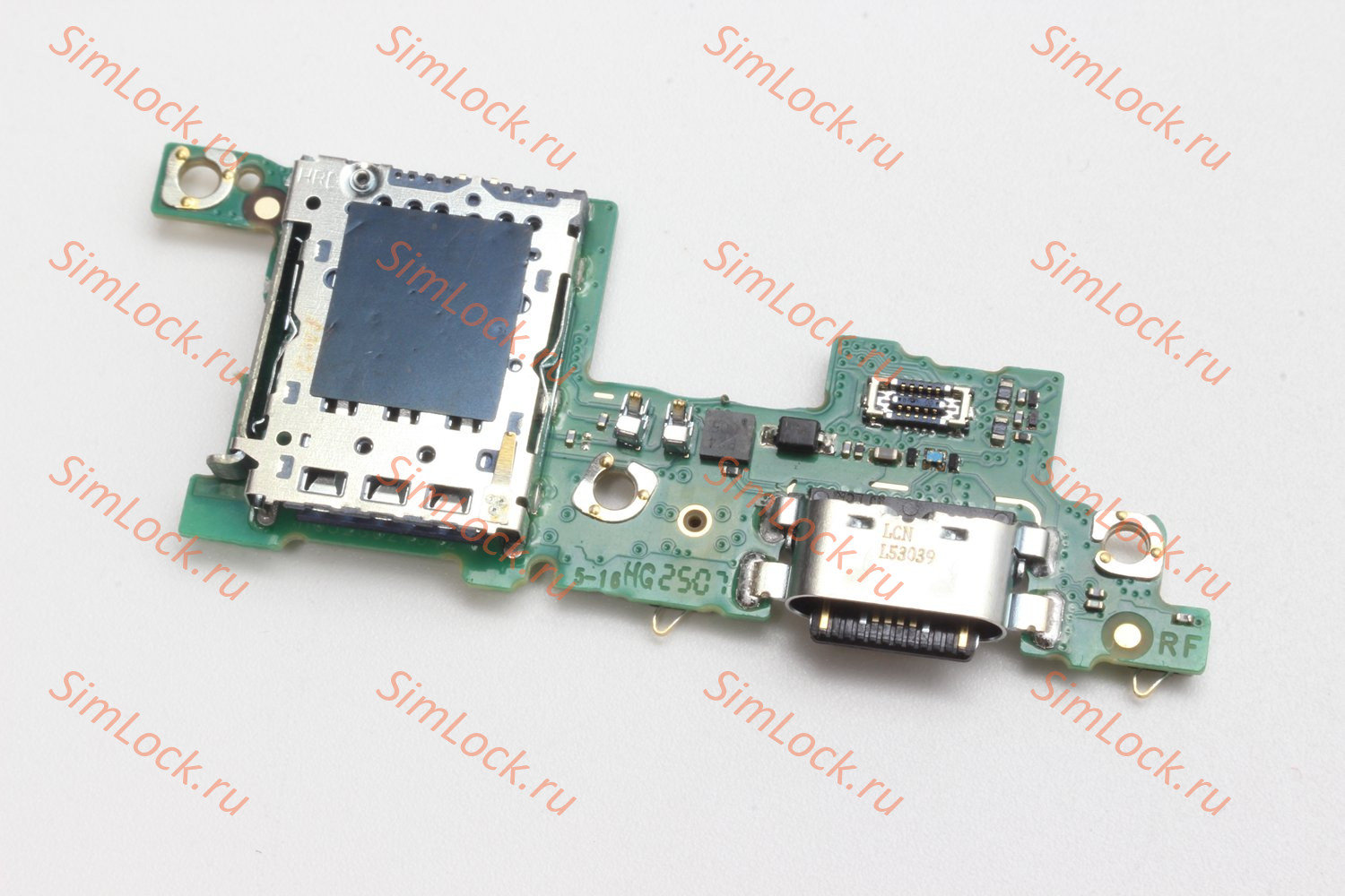 Нижняя плата (шлейф) Infinix Note 50 4G (X6858), Infinix Note 50 Pro 4G (X6855) с разъемом зарядки и считывателем SIM, К-1