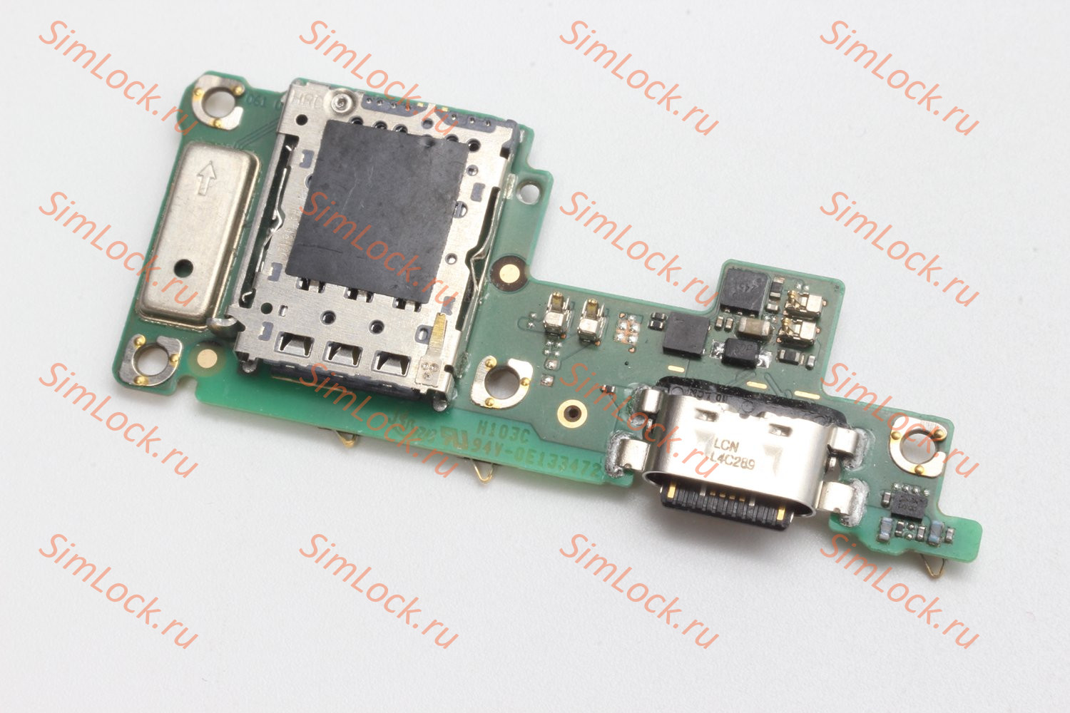 Нижняя плата (шлейф) Infinix Note 50 Pro+ 5G (X6856) с разъемом зарядки и считывателем SIM, К-1