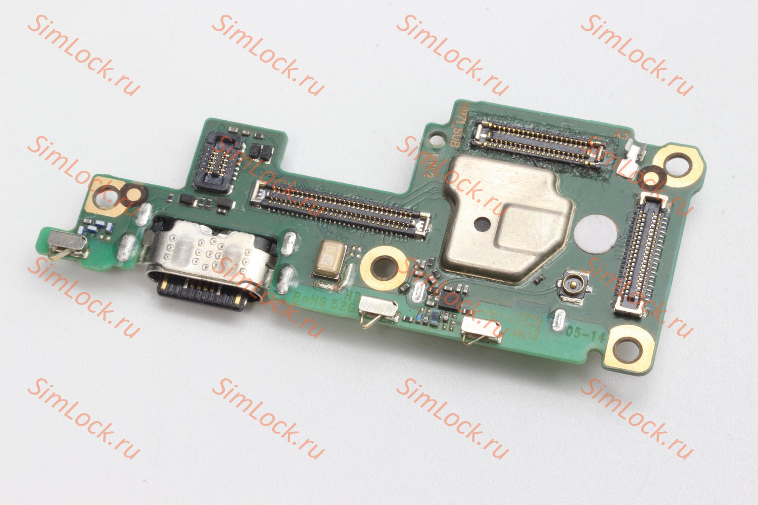 Нижняя плата (шлейф) Infinix Note 50 Pro+ 5G (X6856) с разъемом зарядки и считывателем SIM, К-1