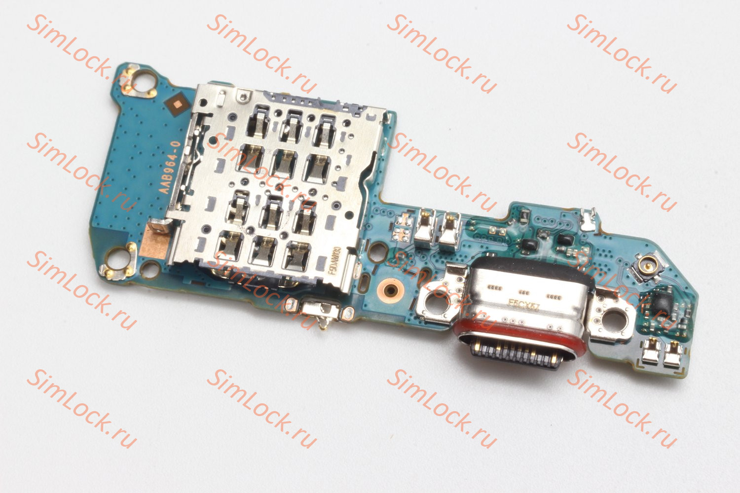 Нижняя плата (шлейф) Realme 14 5G (RMX5070), Realme P3 5G (RMX5079) с разъемом зарядки и считывателем SIM, К-1