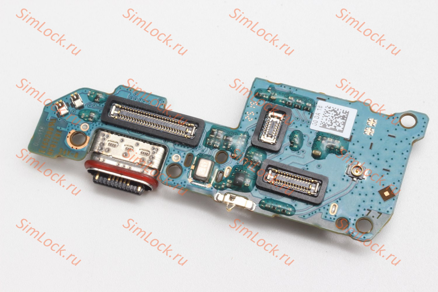 Нижняя плата (шлейф) Realme 14 5G (RMX5070), Realme P3 5G (RMX5079) с разъемом зарядки и считывателем SIM, К-1