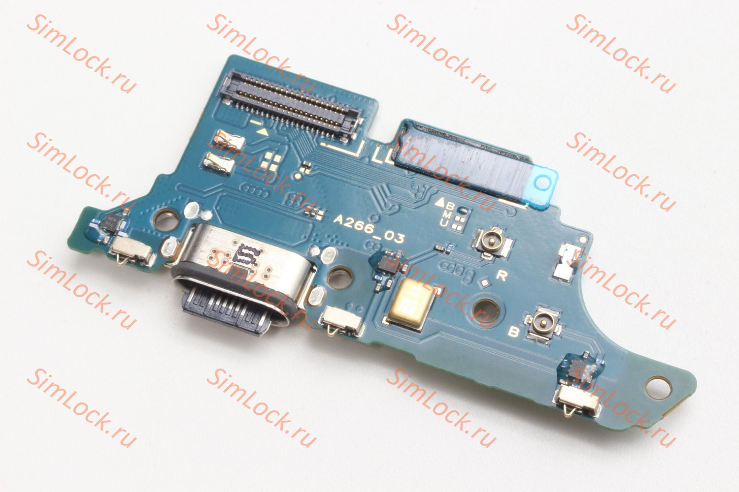 Нижняя плата (шлейф) Samsung A266B Galaxy A26 5G с разъемом зарядки, К-1