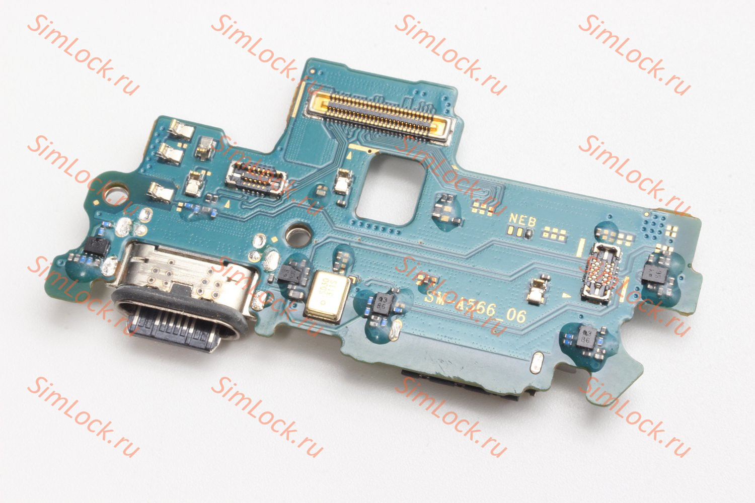 Нижняя плата (шлейф) Samsung A566 Galaxy A56 5G с разъемом зарядки, К-1