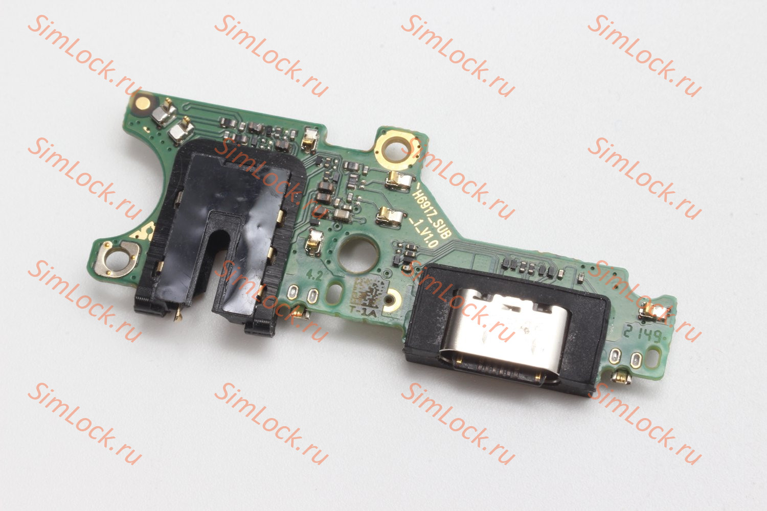 Нижняя плата (шлейф) Tecno Camon 19 (CI6n), Camon 19 Pro (CI8n), с разъемом зарядки, оригинал