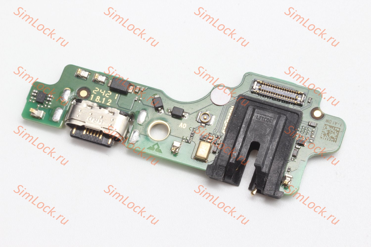Нижняя плата (шлейф) Tecno Spark 30 4G (KL6), с разъемом зарядки, оригинал