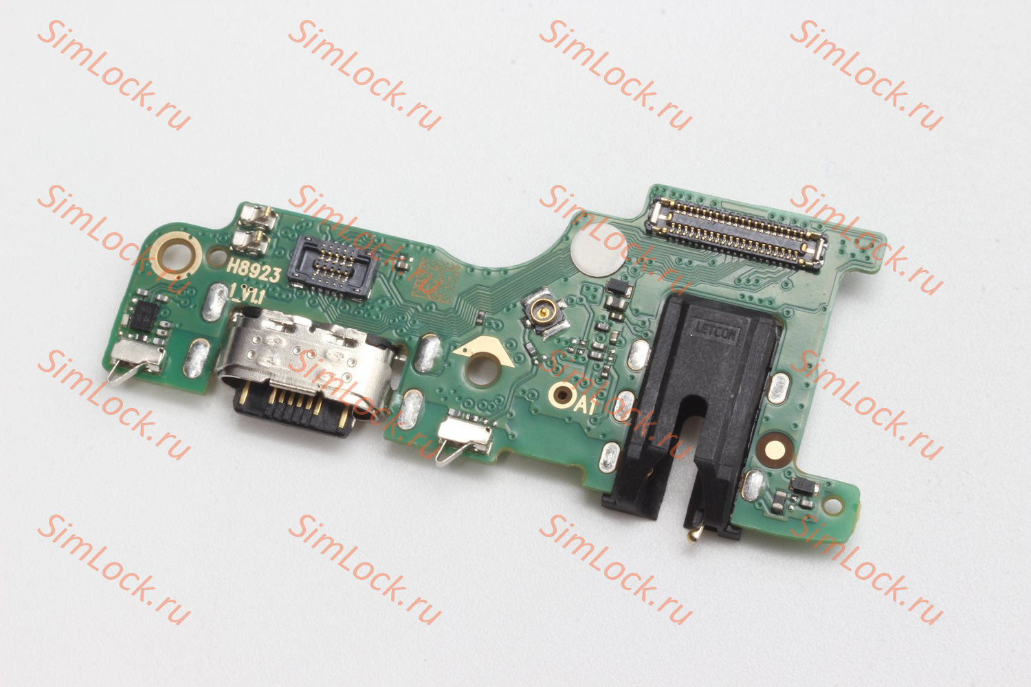 Нижняя плата (шлейф) Tecno Spark 40 Pro (KM6), с разъемом зарядки, К-1