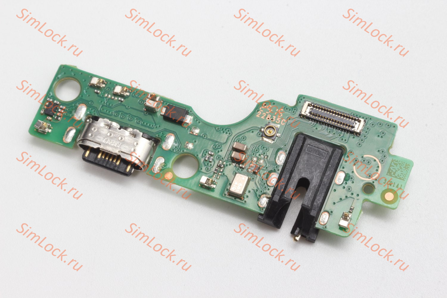 Нижняя плата (шлейф) Tecno Spark Go 2 (KM4), с разъемом зарядки, К-1