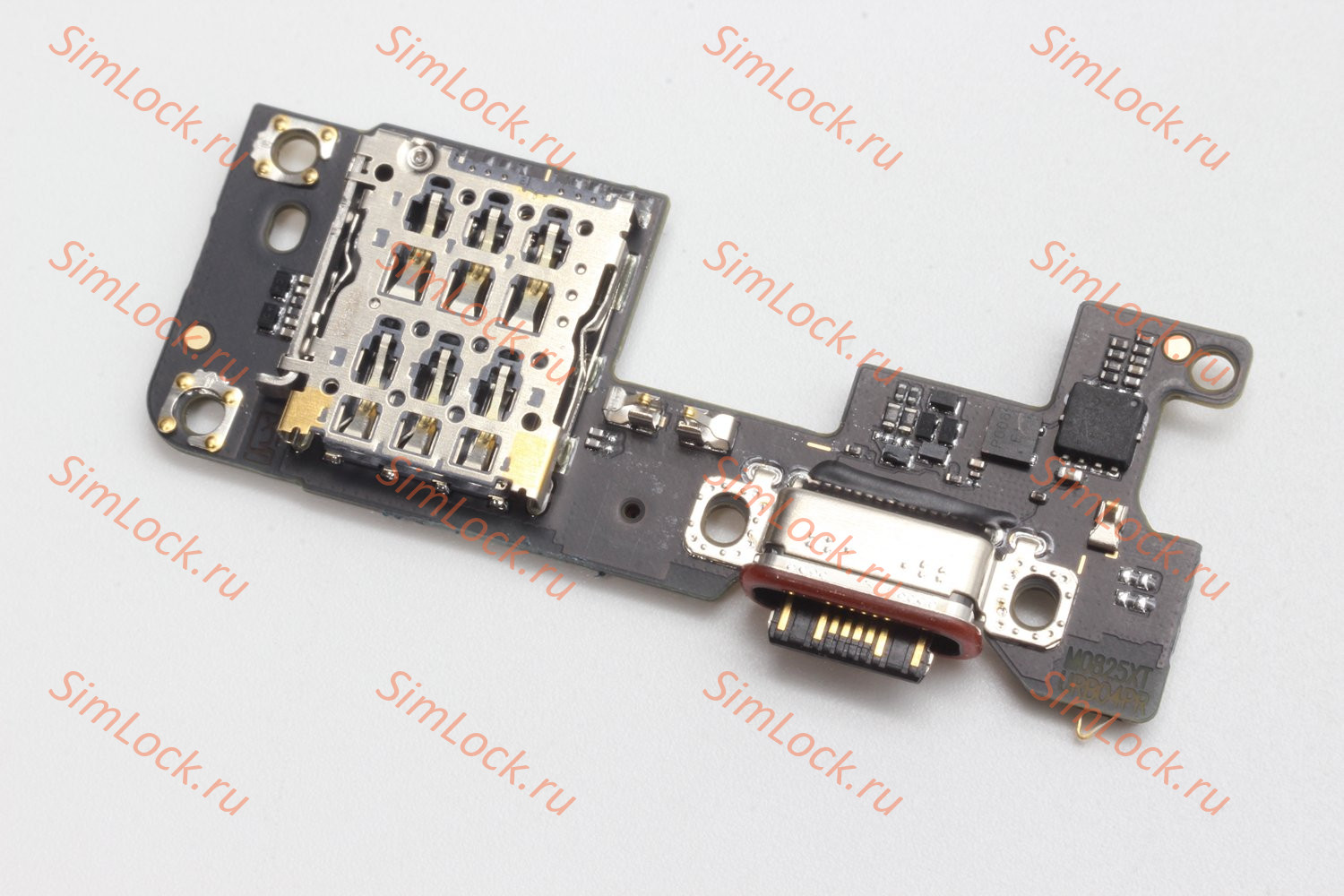 Нижняя плата (шлейф) Xiaomi Poco F7, с разъемом зарядки и считывателем SIM, оригинал