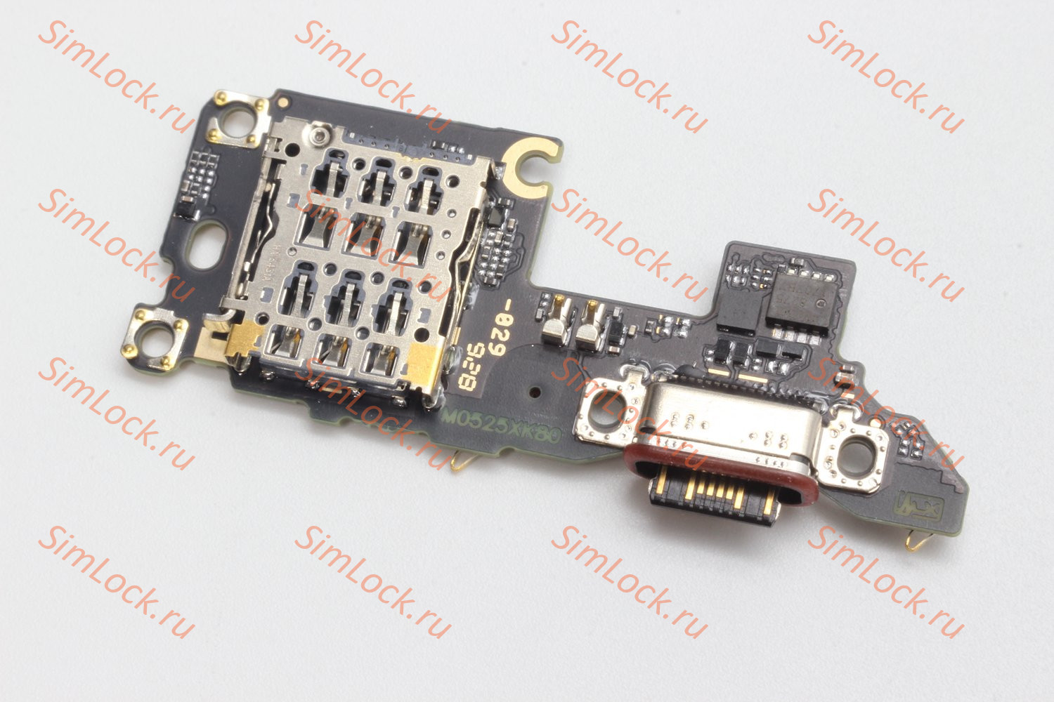 Нижняя плата (шлейф) Xiaomi Poco F7 Pro, с разъемом зарядки и считывателем SIM, оригинал