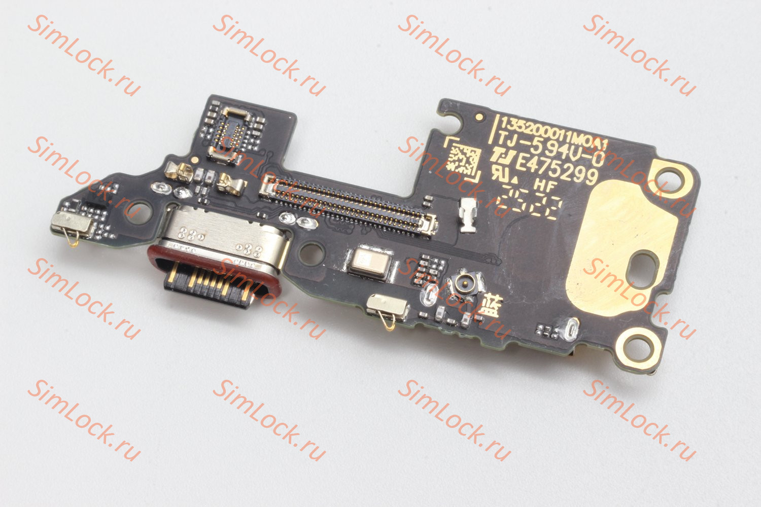 Нижняя плата (шлейф) Xiaomi Poco F7 Pro, с разъемом зарядки и считывателем SIM, оригинал