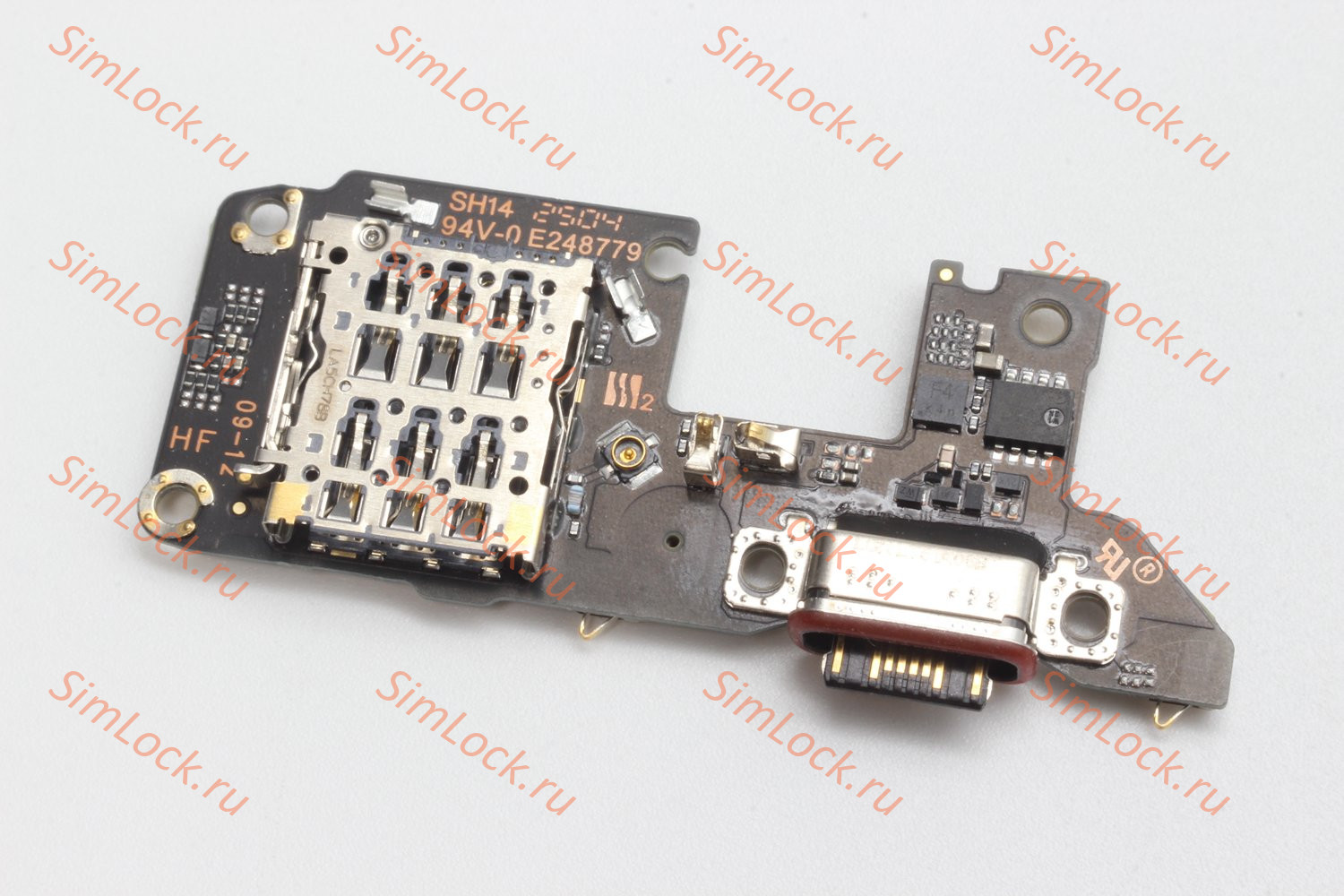 Нижняя плата (шлейф) Xiaomi Poco F7 Ultra, с разъемом зарядки и считывателем SIM, оригинал