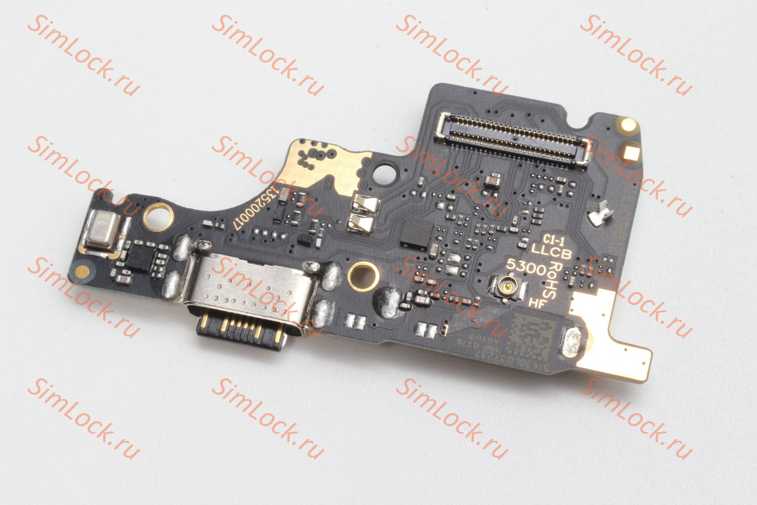 Нижняя плата (шлейф) Xiaomi Poco M7 Pro 5G, с разъемом зарядки, оригинал