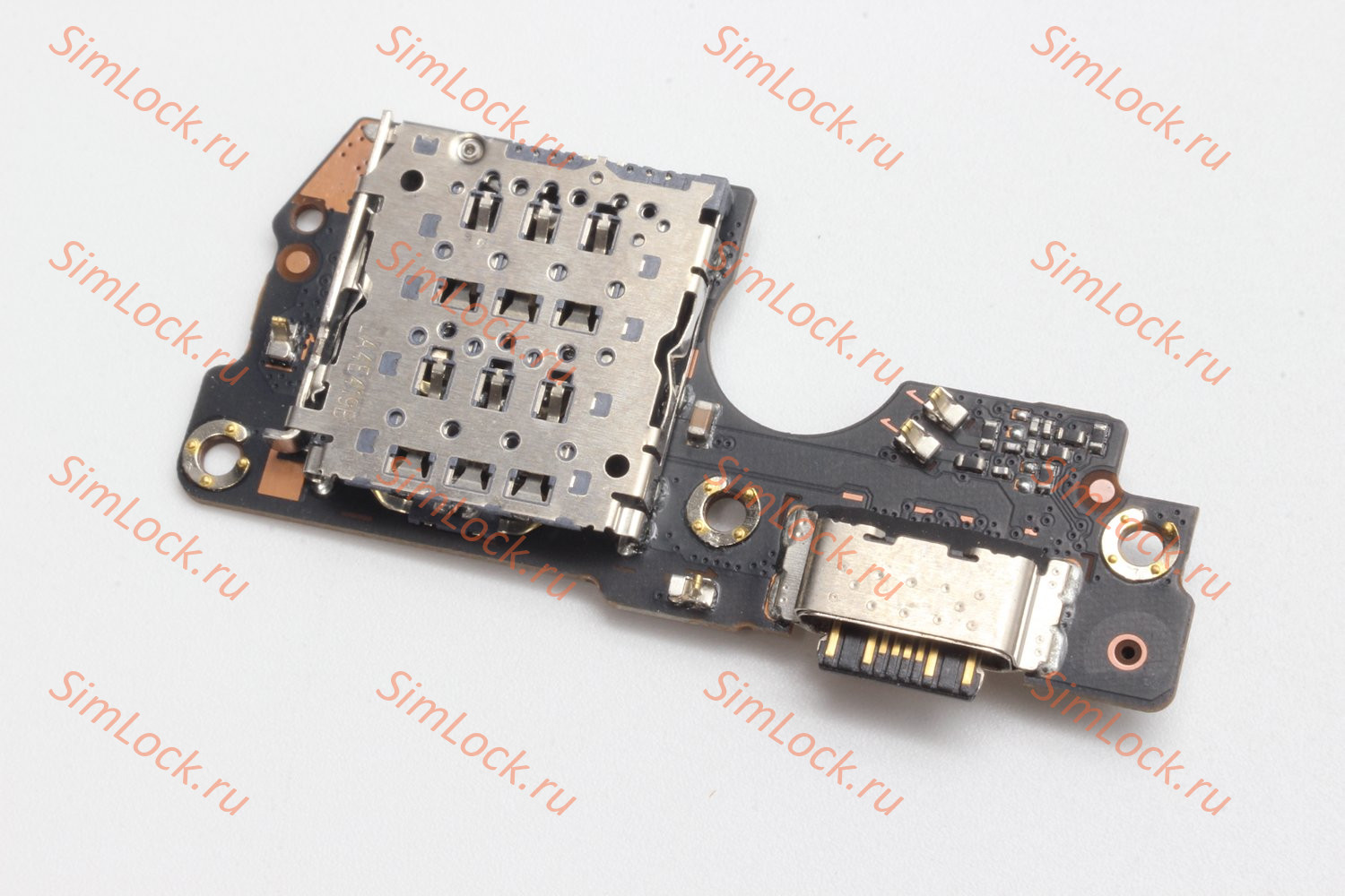 Нижняя плата (шлейф) Xiaomi Redmi Note 14 Pro 4G с разъемом зарядки и считывателем SIM, оригинал