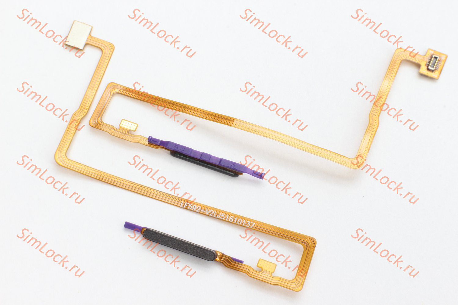 Шлейф Honor X7d 4G (LGN-LX1) со сканером отпечатка, черный, К-1