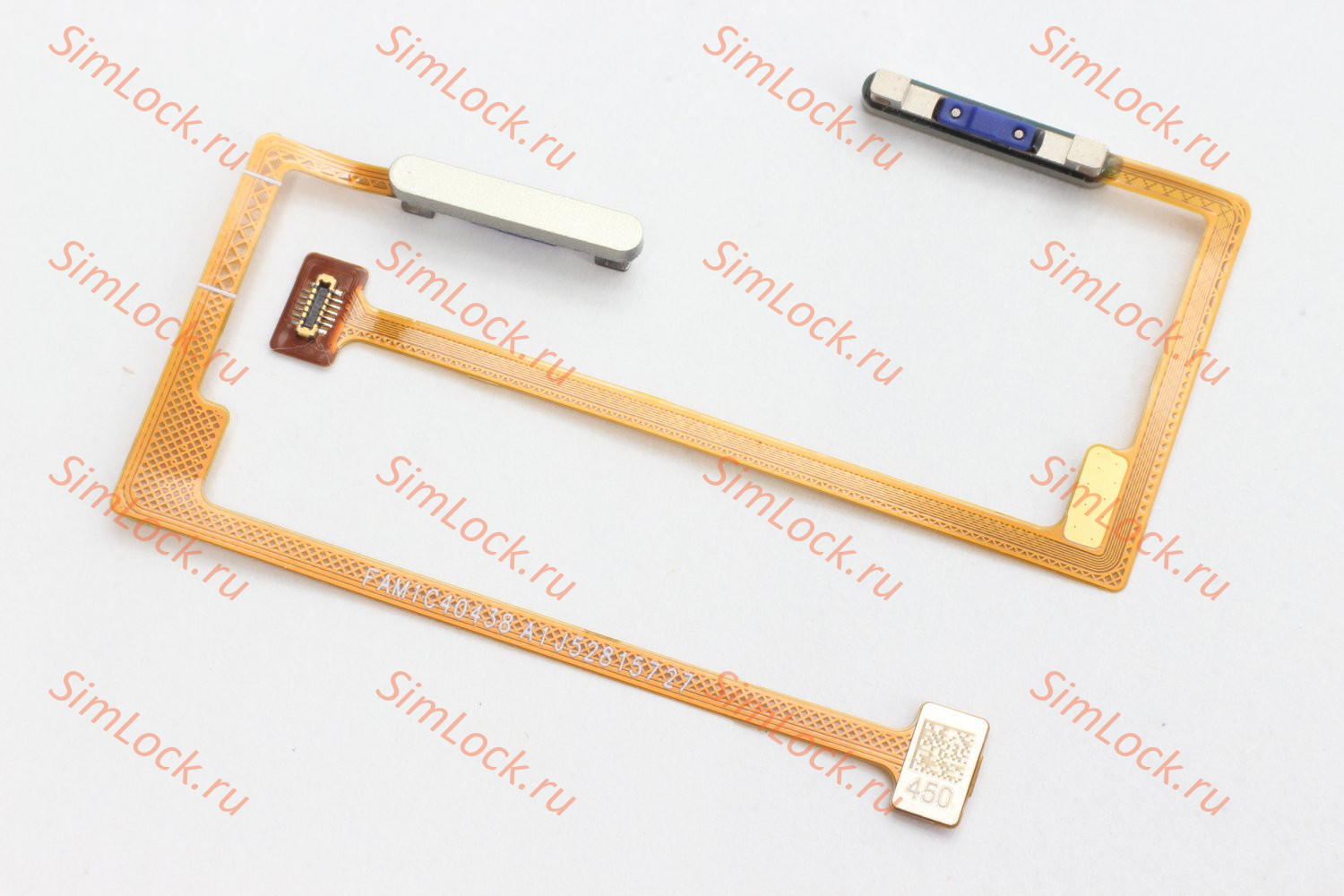 Шлейф Realme C75 4G (RMX3941) со сканером отпечатка, золото, оригинал