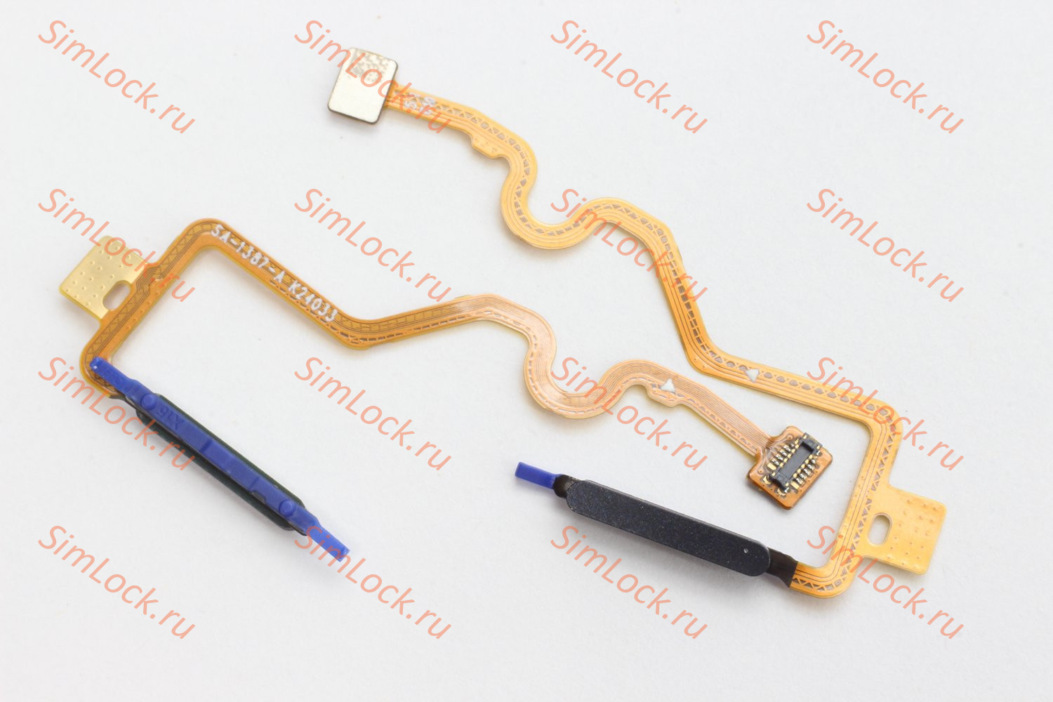 Шлейф Tecno Spark 40C (KM4k) сканера отпечатка, черный, К-1