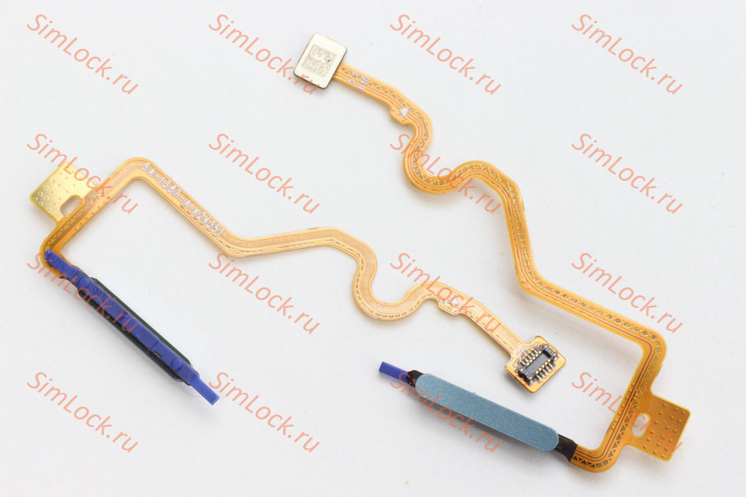 Шлейф Tecno Spark 40C (KM4k) сканера отпечатка, синий, К-1