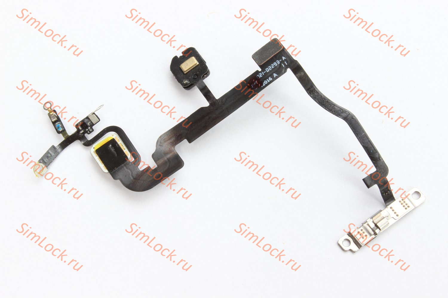 Шлейф iPhone 11 Pro Max с кнопкой включения, микрофоном и вспышкой, снятые, оригинал