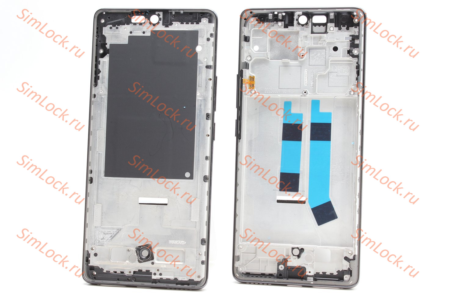 Рамка дисплея Xiaomi Poco M7 4G, черный, К-1