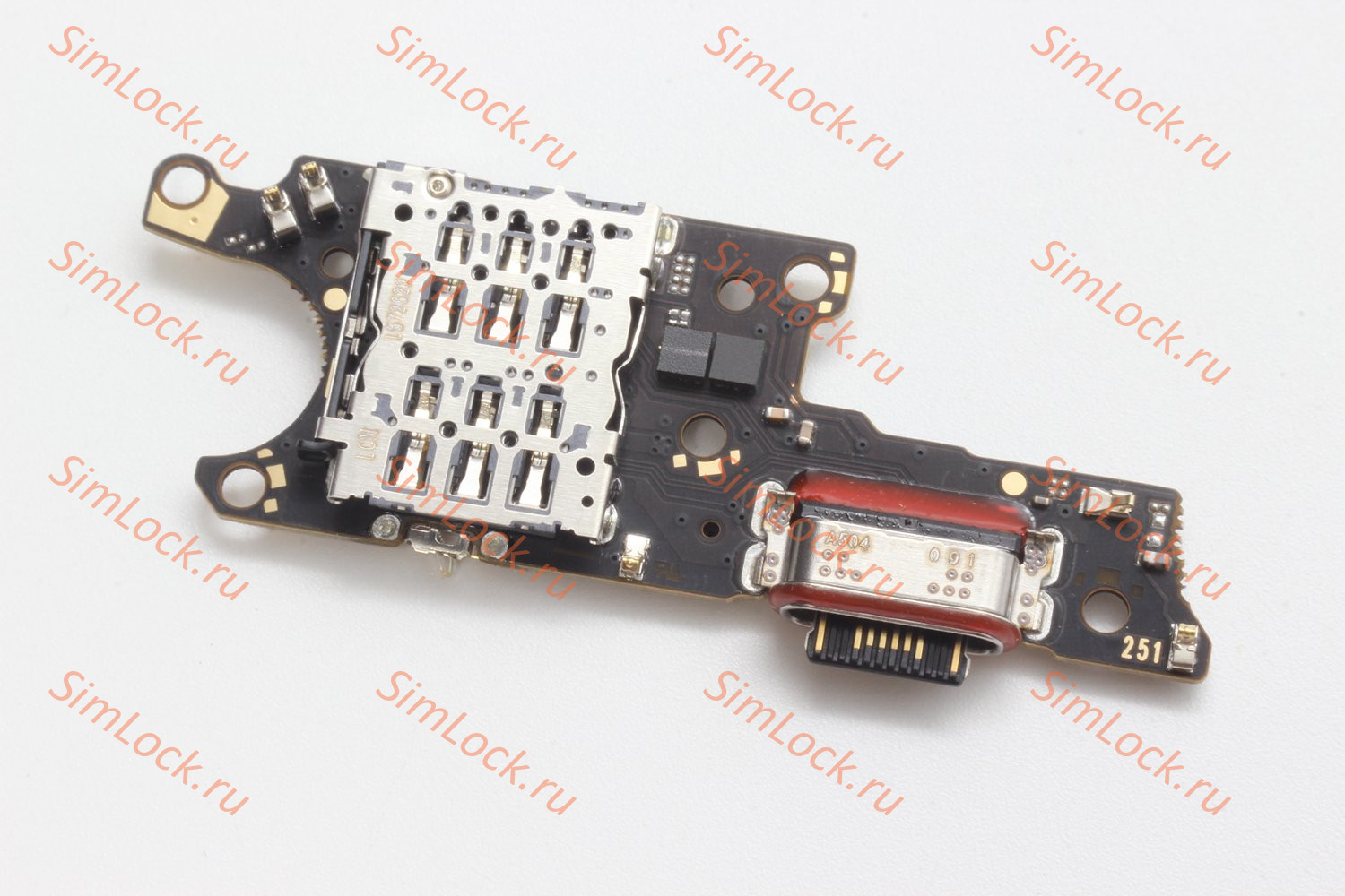 Нижняя плата (шлейф) Honor 400 Pro (DNP-NX9) с разъемом зарядки, К-1